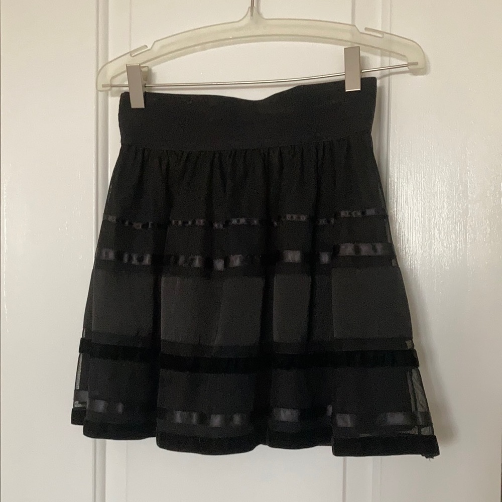 Cute and fancy black skirt